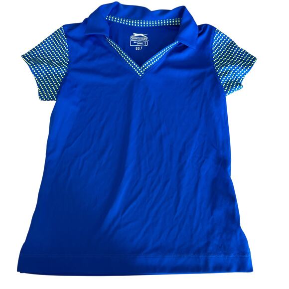Slazenger Golf Polo - Blue, Girls Size Small - Excellent! - Picture 1 of 4